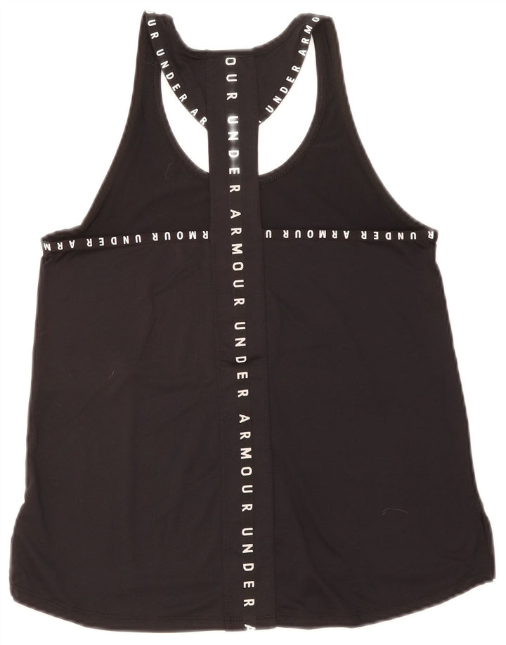 Under Armour Dame Grafisk Vest Top UK 6 XS Sort Polyester