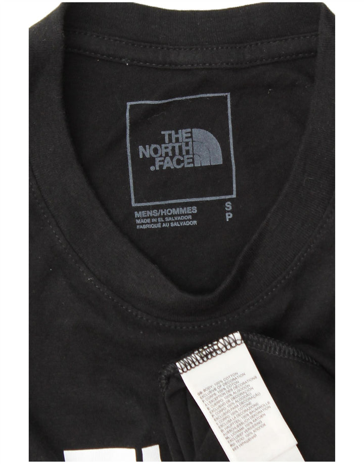 The North Face Herre grafisk T-shirt Top Lille sort bomuld