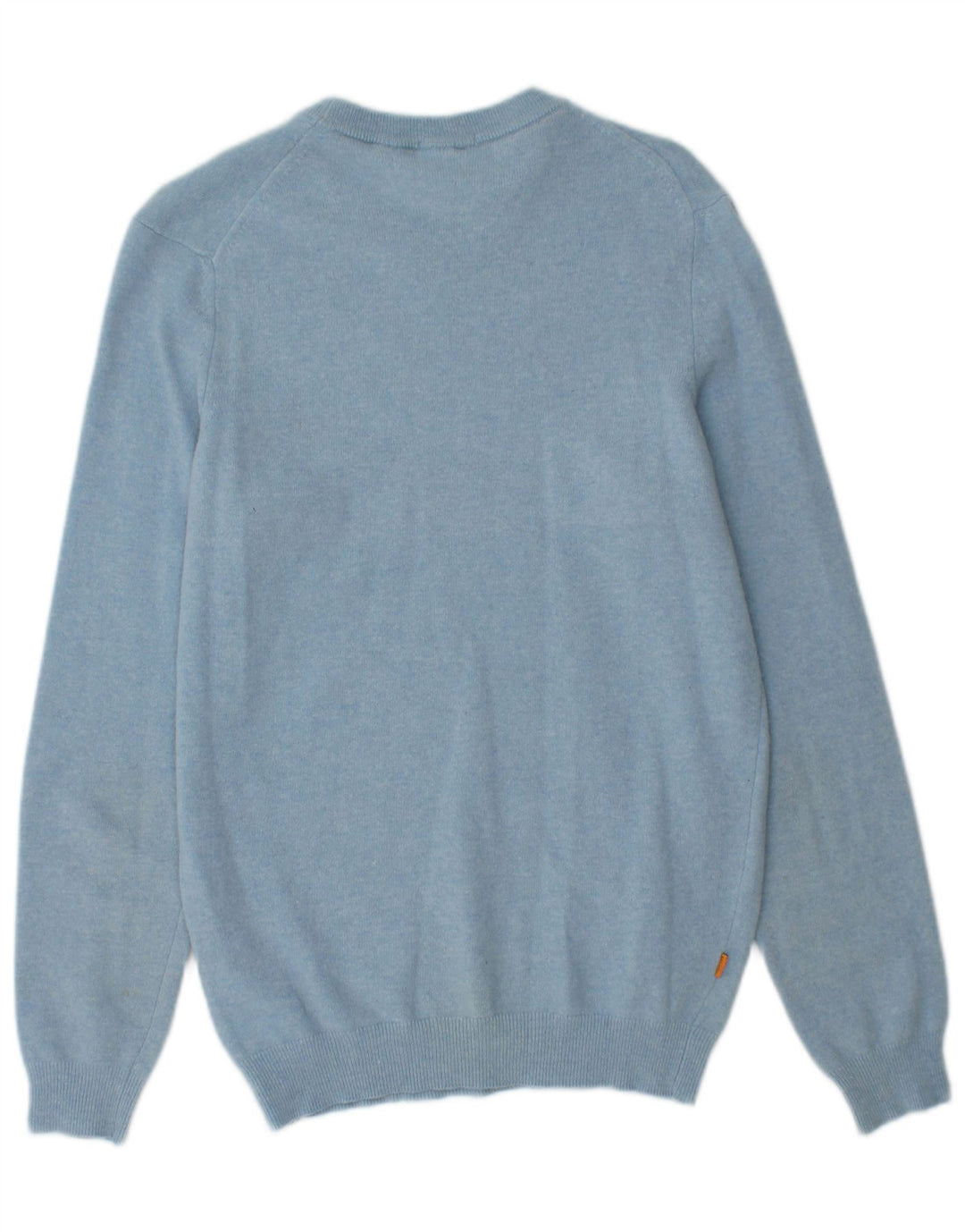 TIMBERLAND Herre sweater med rund hals, lille blå merinould