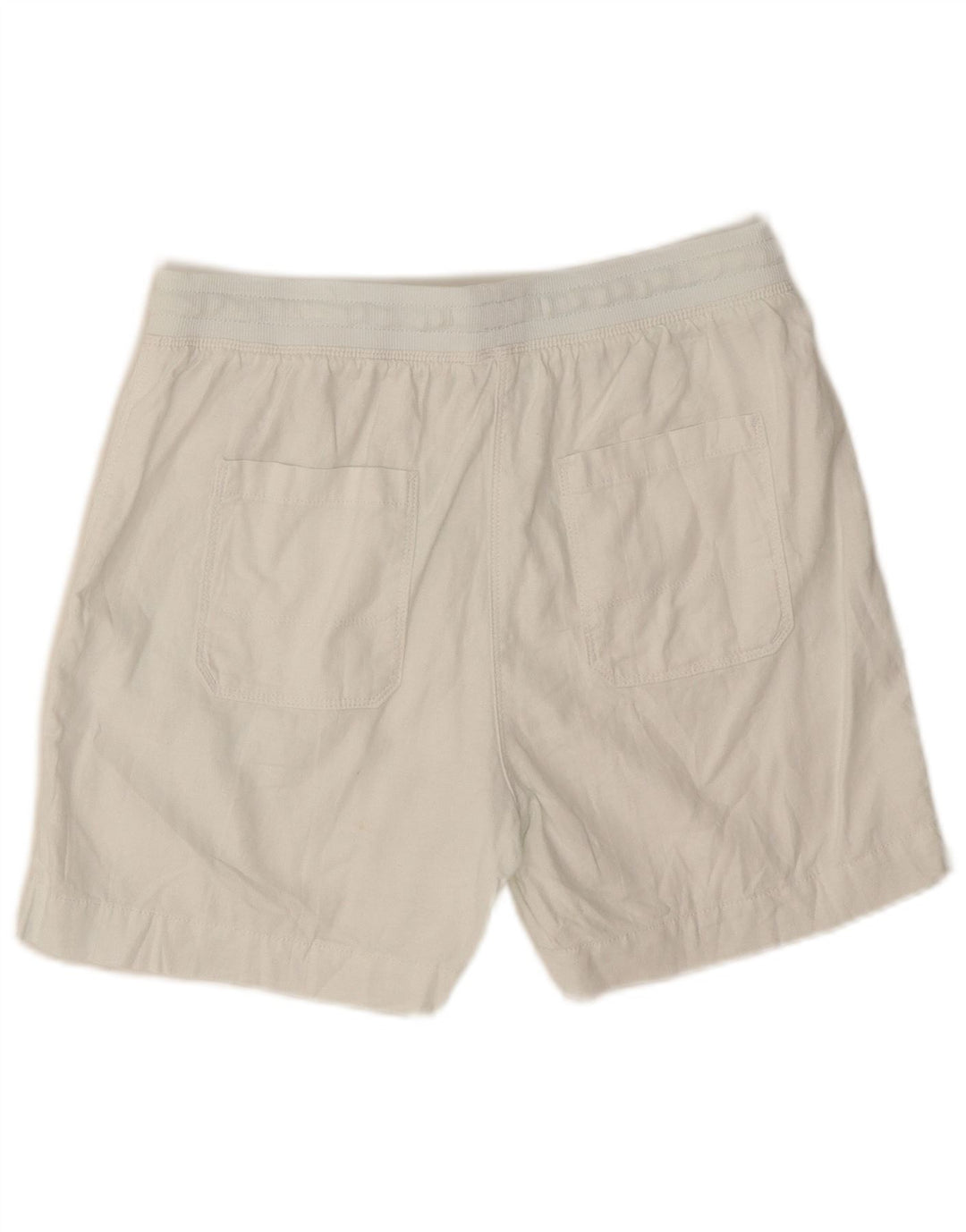 MARKS & SPENCER Chino-shorts til kvinder UK 10 Small W28 White Colourblock