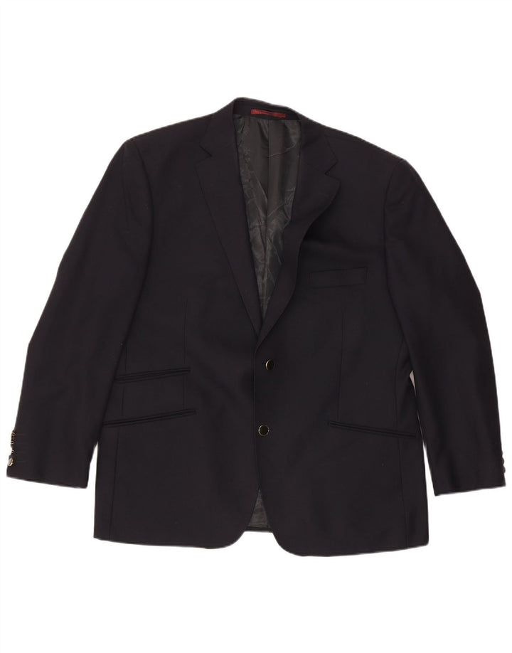 Marks & Spencer Herre 2-knaps blazerjakke UK 44 XL marineblå uld