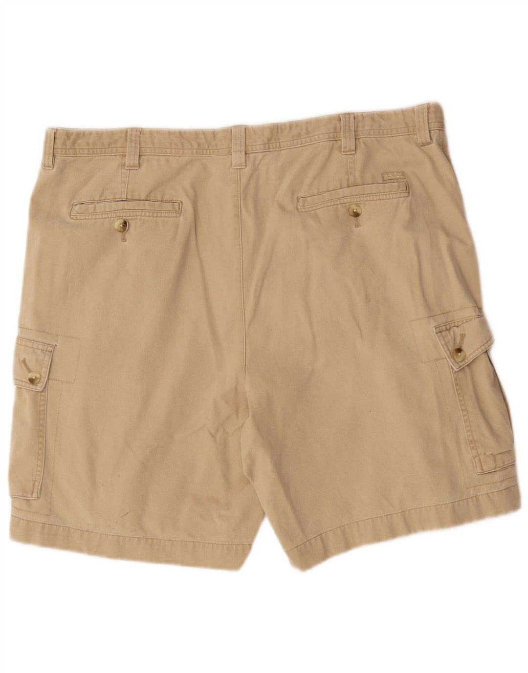 Izod Herre Cargo Shorts W40 XL Beige Bomuld