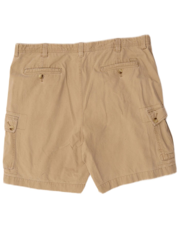 Izod Herre Cargo Shorts W40 XL Beige Bomuld