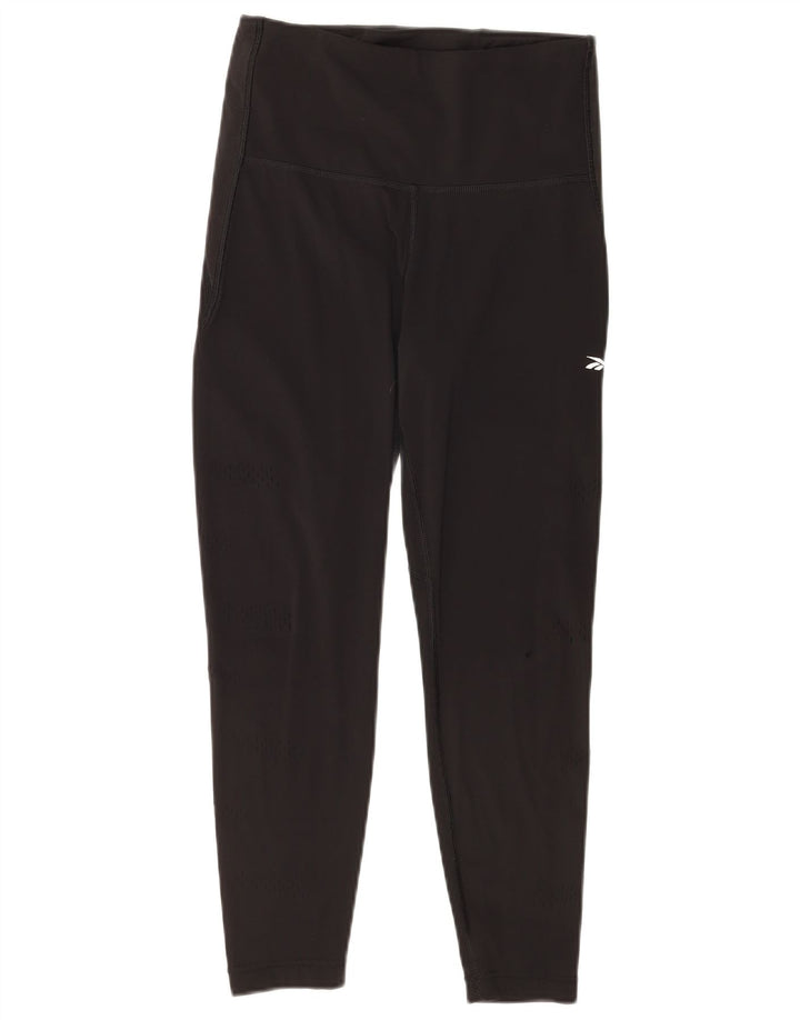 Reebok Højtaljede Leggings til kvinder Lille sort nylon