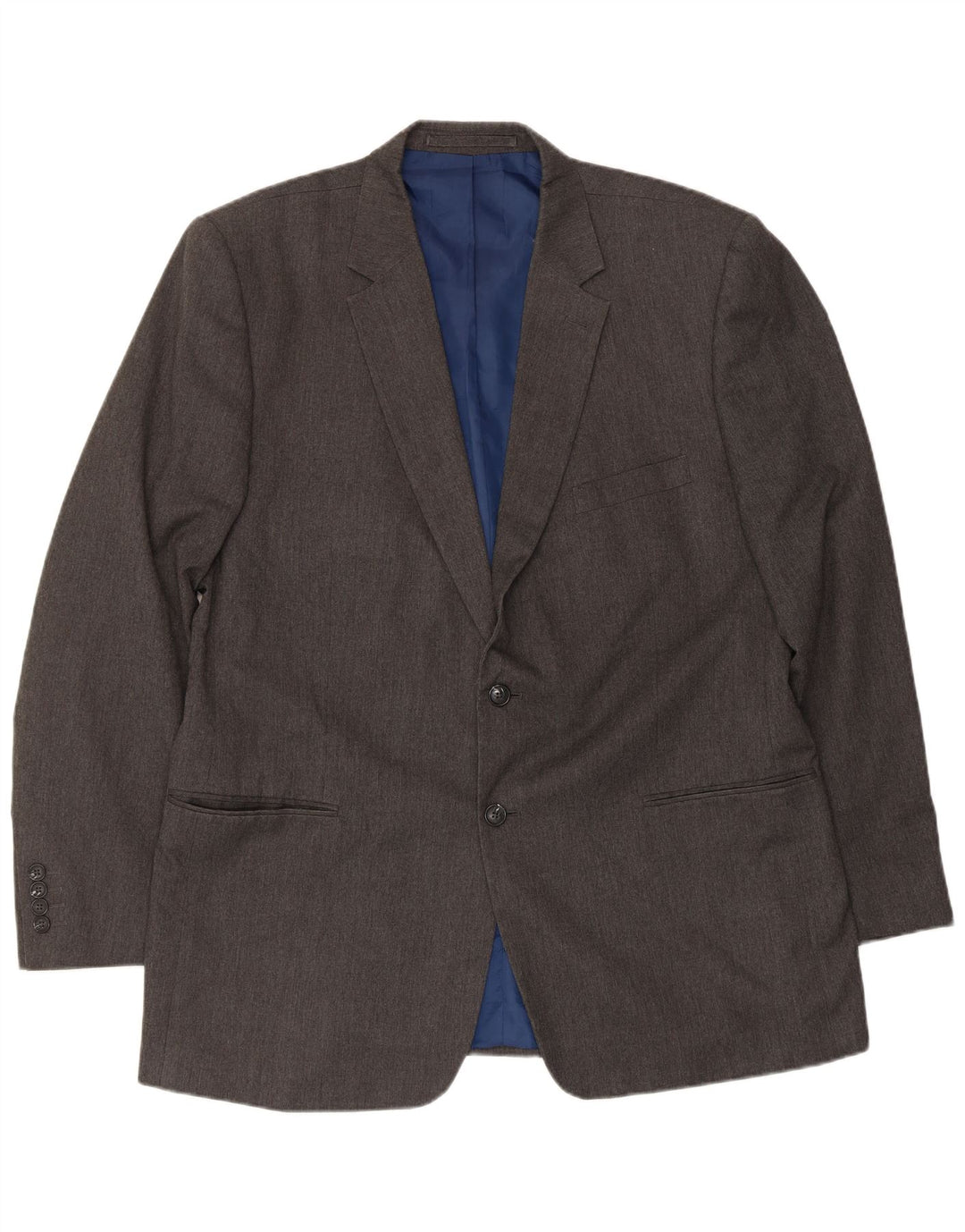 MARKS & SPENCER Herre 2-knaps Regular Fit Blazer-jakke UK 46 XL Grå