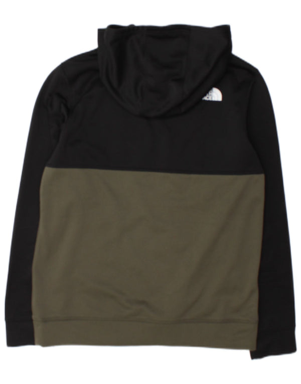 The North Face Boys grafisk hættetrøjetrøje 14-15 år XL Khaki Colourblock