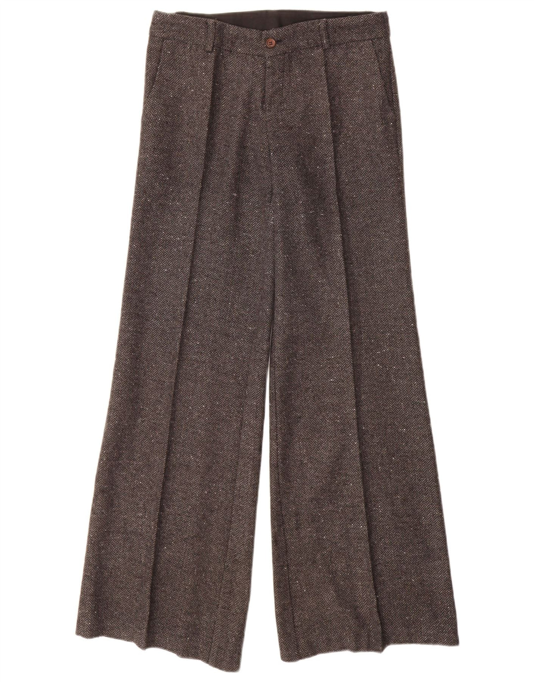 VINTAGE Casual Bukser til kvinder IT 40 Small W28 L32 Grå sildeben