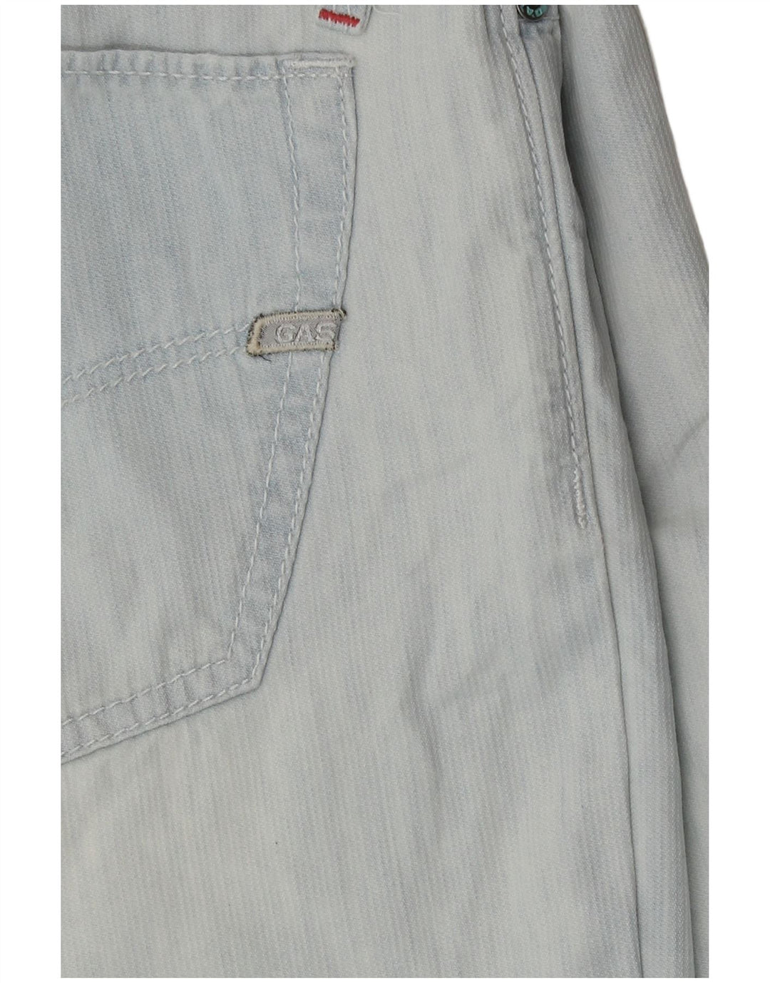 Gas Denim Shorts til mænd W29 Medium Blue Cotton