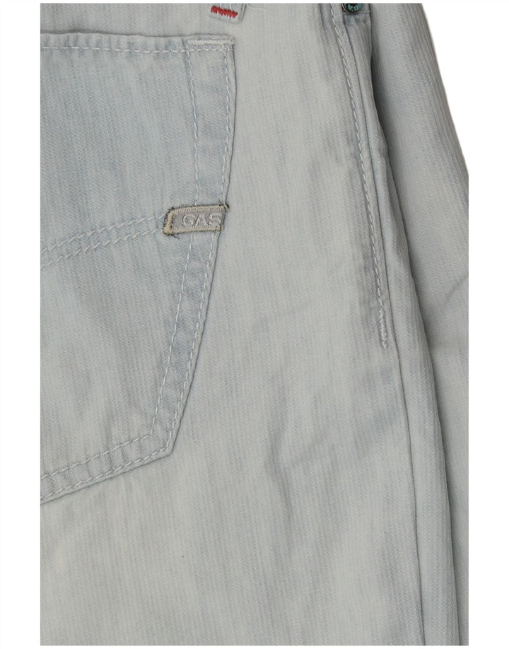 Gas Denim Shorts til mænd W29 Medium Blue Cotton