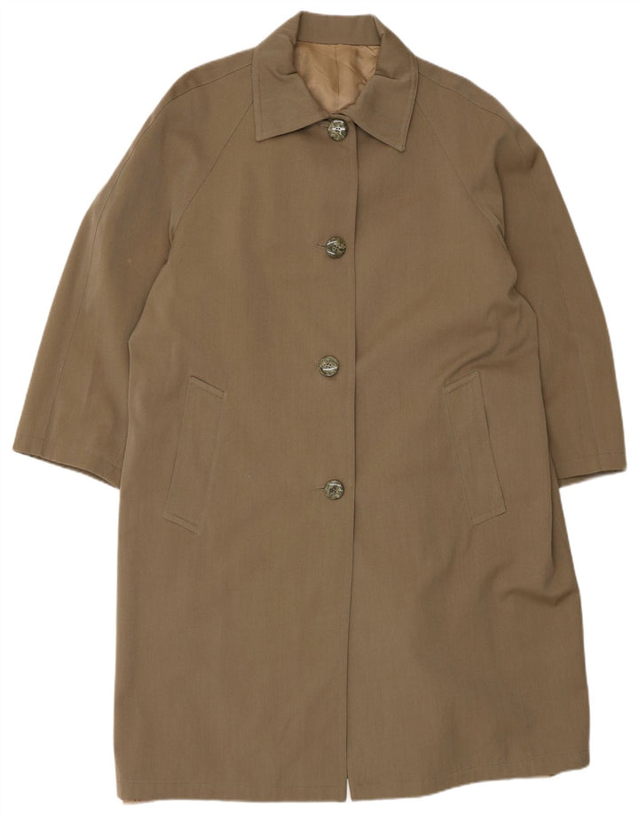 Vintage oversize overfrakke til kvinder UK 18 XL Brun