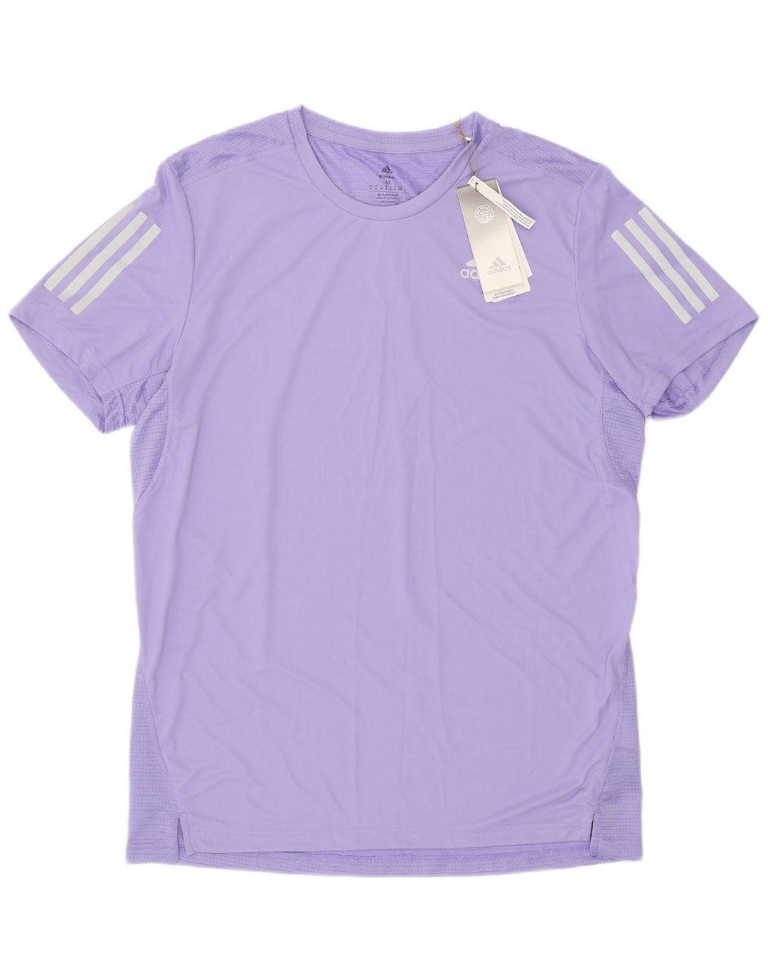 Adidas Herre Aeroready T-Shirt Top Medium Lilla Polyester
