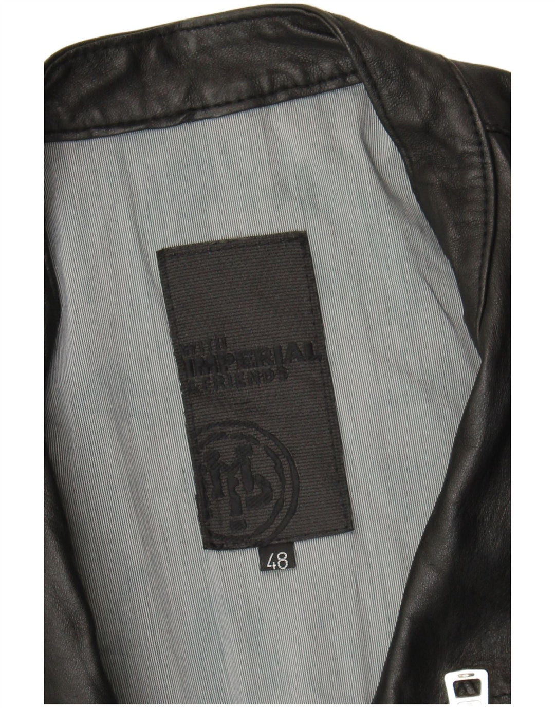 Imperial Dame Military Læderjakke IT 48 XL Sort