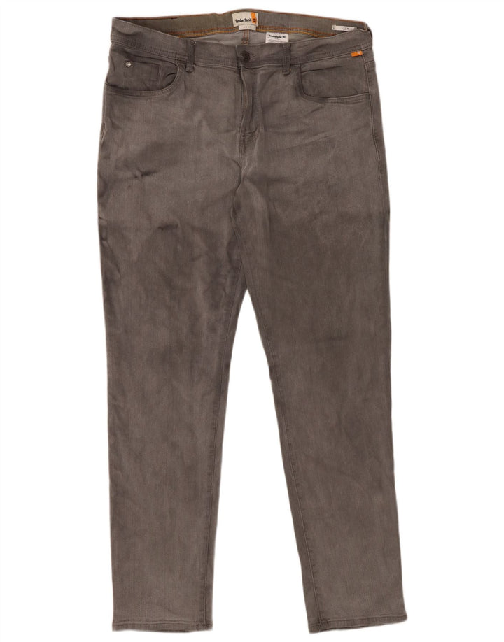Timberland Mens Slim Jeans W36 L32 Grå Bomuld