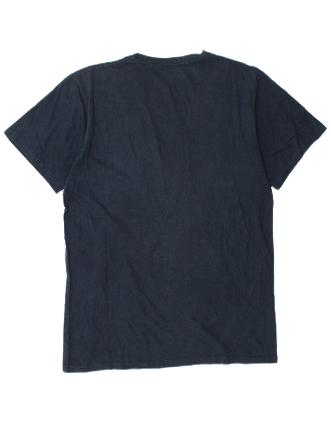 Hard Rock Herre Barcelona Grafisk T-Shirt Top Medium Marineblå Bomuld