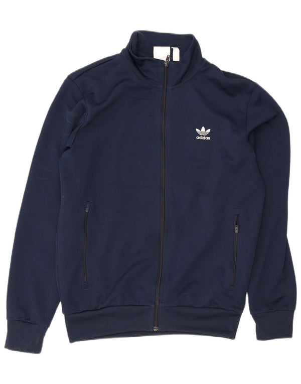Adidas Træningsdragt til mænd Topjakke Medium Marineblå Polyester
