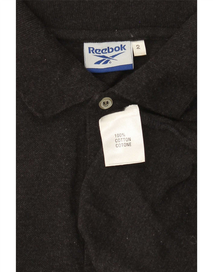 Reebok herre poloshirt mellemgrå bomuld