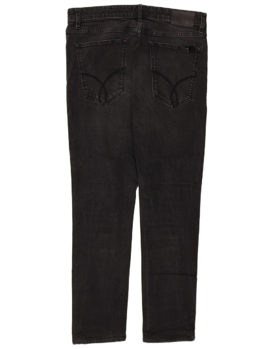 Calvin Klein Herre Tapered Jeans W33 L29 Grå Bomuld