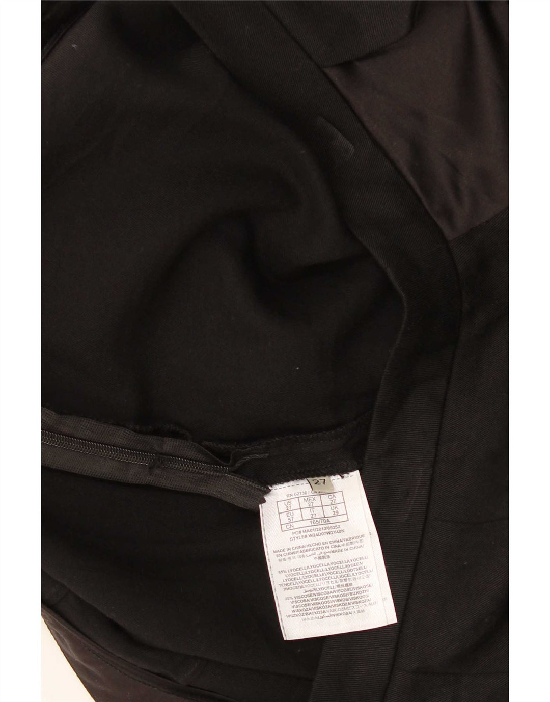 Guess Low Waist Mini-nederdel til kvinder W29 Medium Black Lyocell