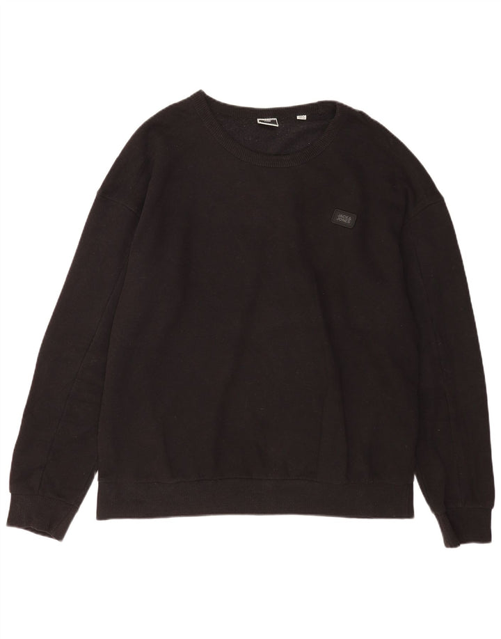 JACK & JONES Sweatshirt til mænd XL Sort bomuld