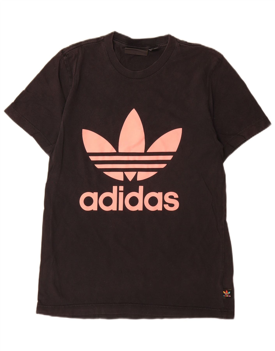 Adidas Dame Pharrell Williams Grafisk T-Shirt Top Lille Sort Bomuld