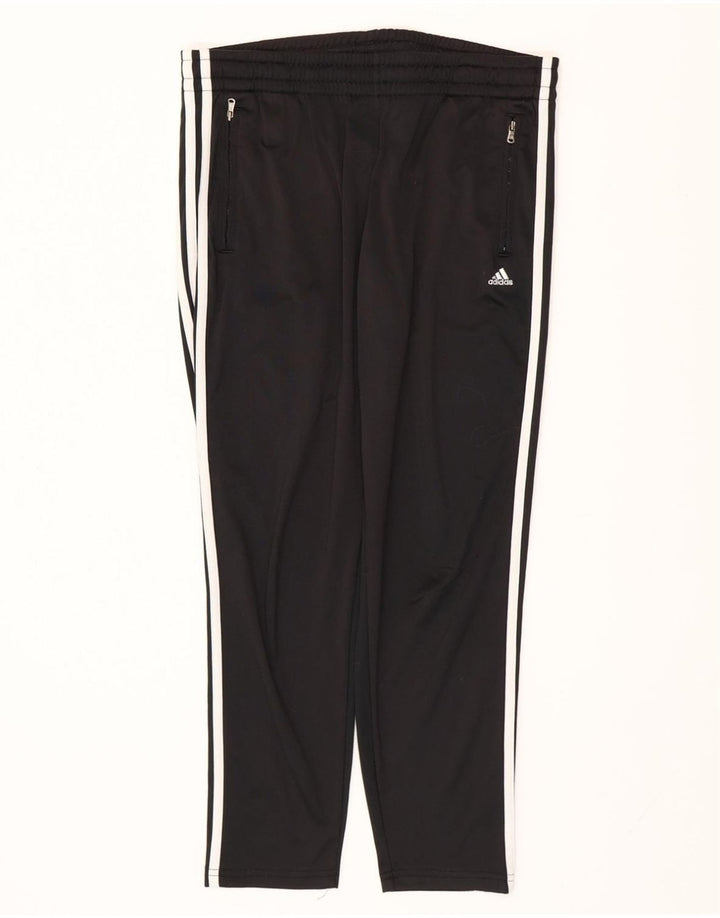 ADIDAS Womens Climalite træningsdragt Bukser UK 12 Medium Black Polyester