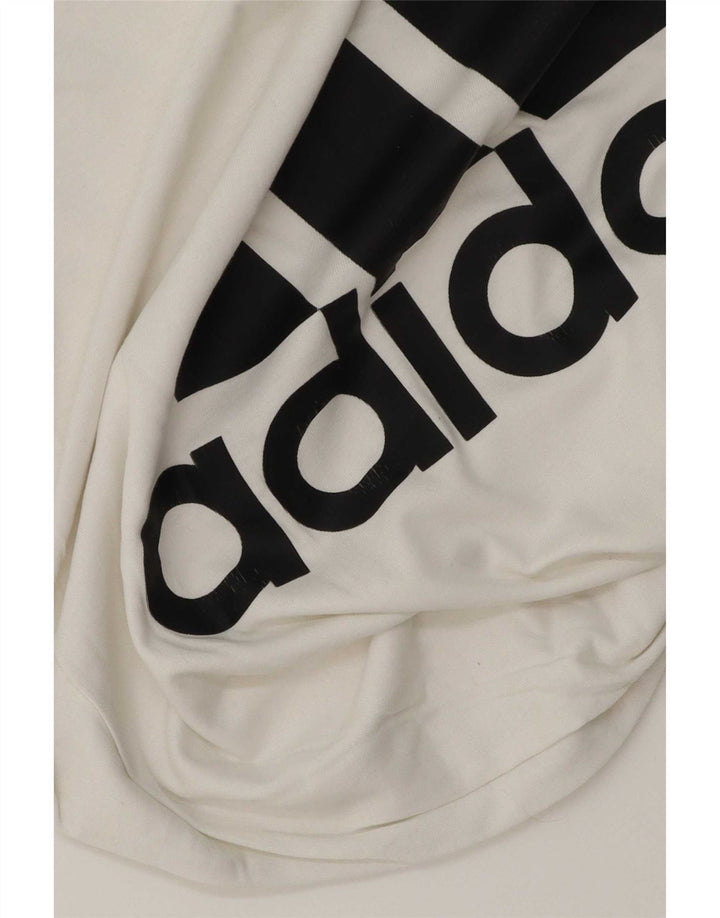Adidas Grafisk T-shirt top til mænd, medium hvid