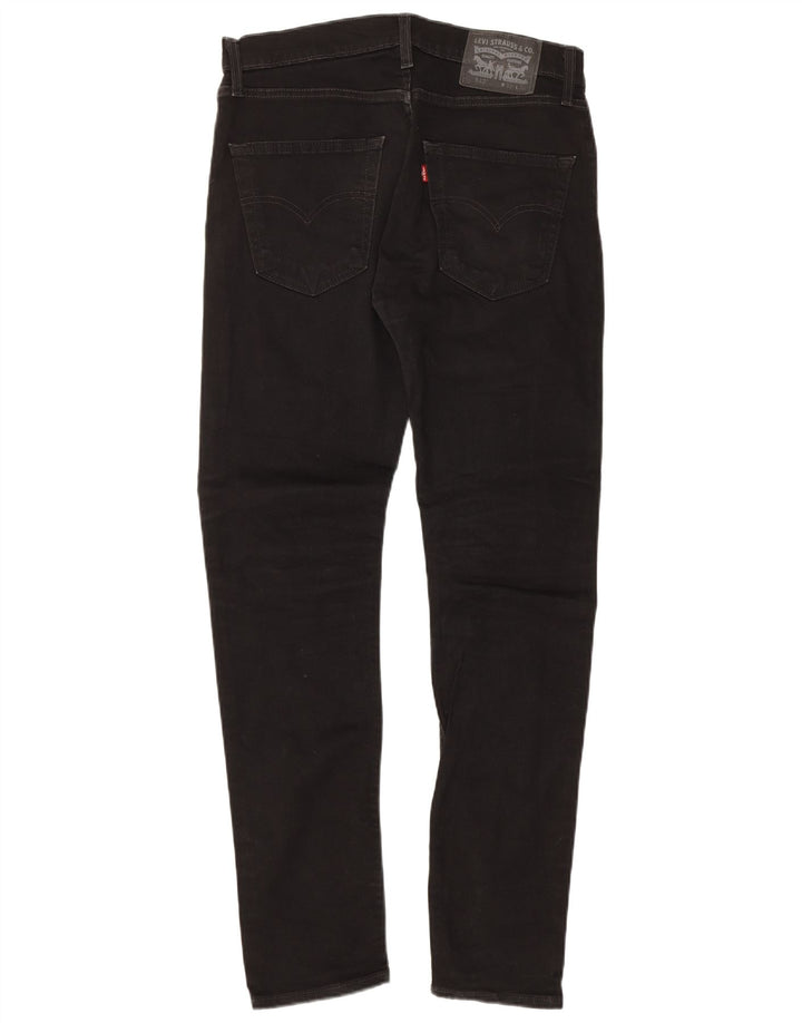 Levi's Herre 512 Slim Tapered Jeans W32 L32 Sort Bomuld