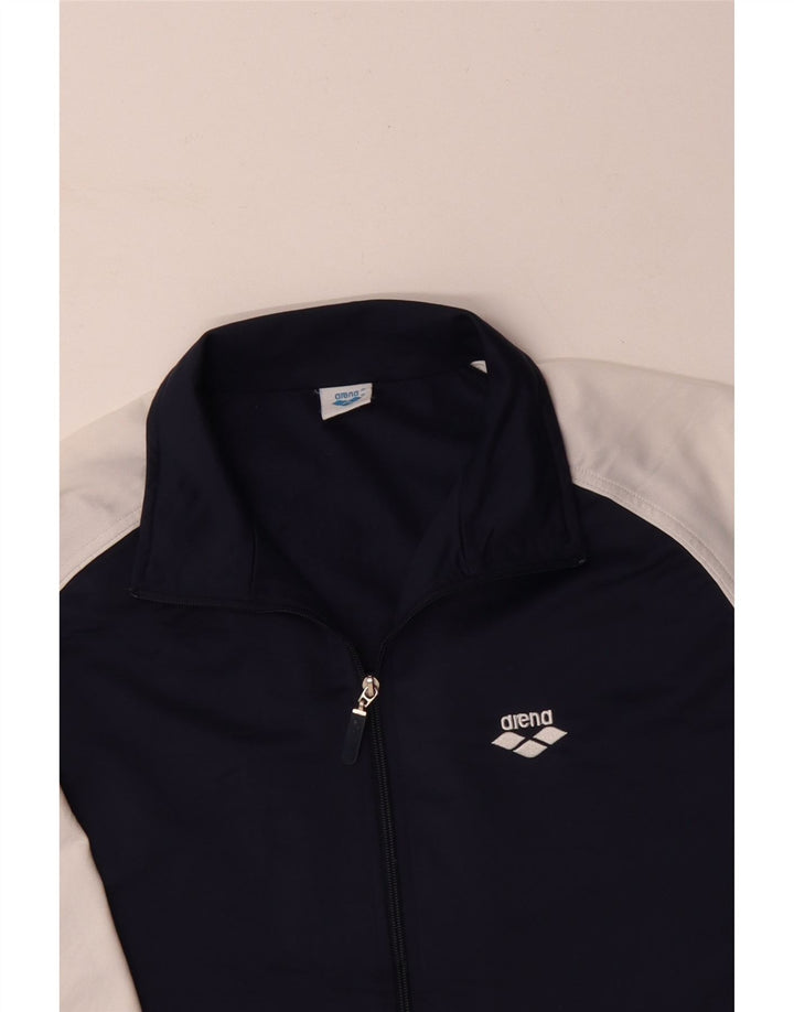 ARENA Grafisk træningsdragt til mænd Top jakke Medium Navy Blue Colourblock
