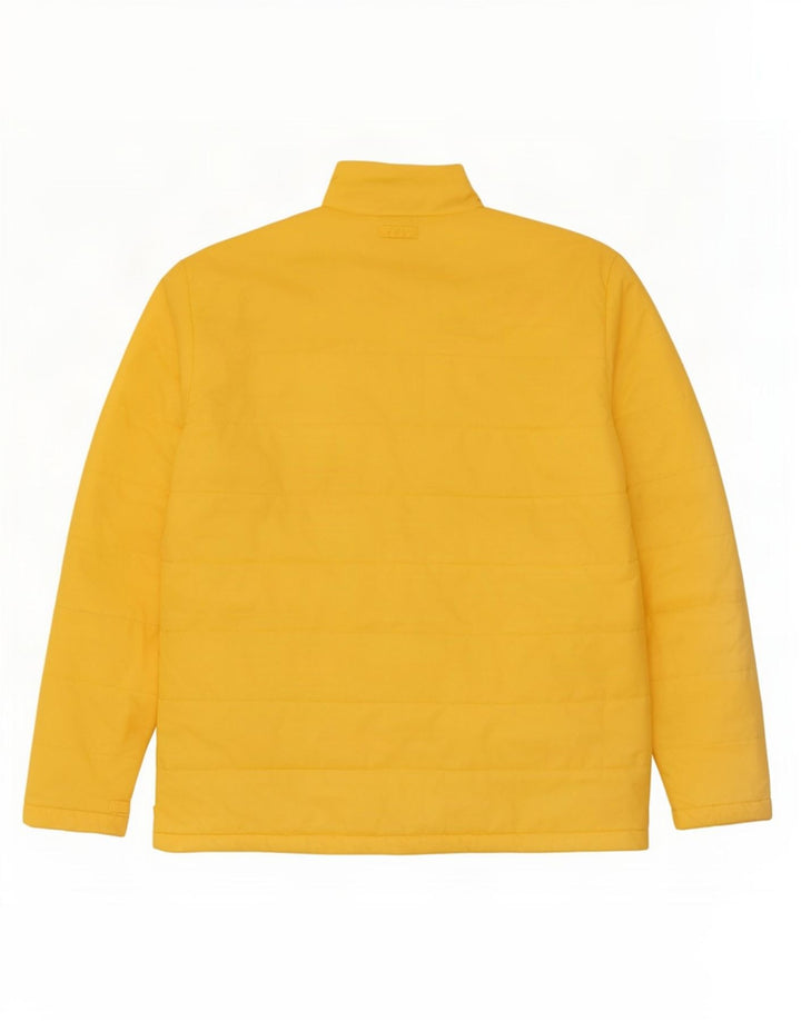 Lands End Herre Liner Polstret Jakke IT 50/52 2XL Gul Nylon