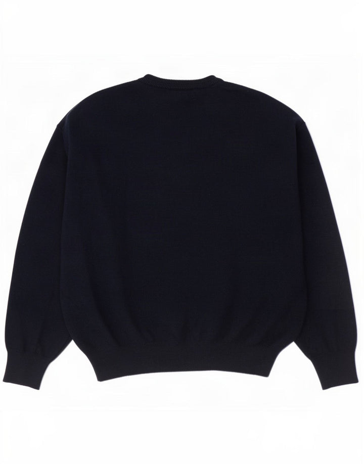 Gabicci Herre V-hals sweater 2XL marineblå uld