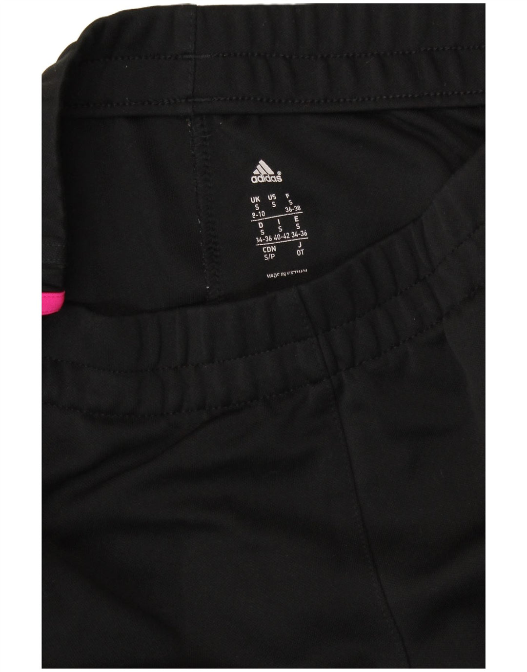Adidas Træningsdragtsbukser til kvinder UK 8/10 Small Black Polyester