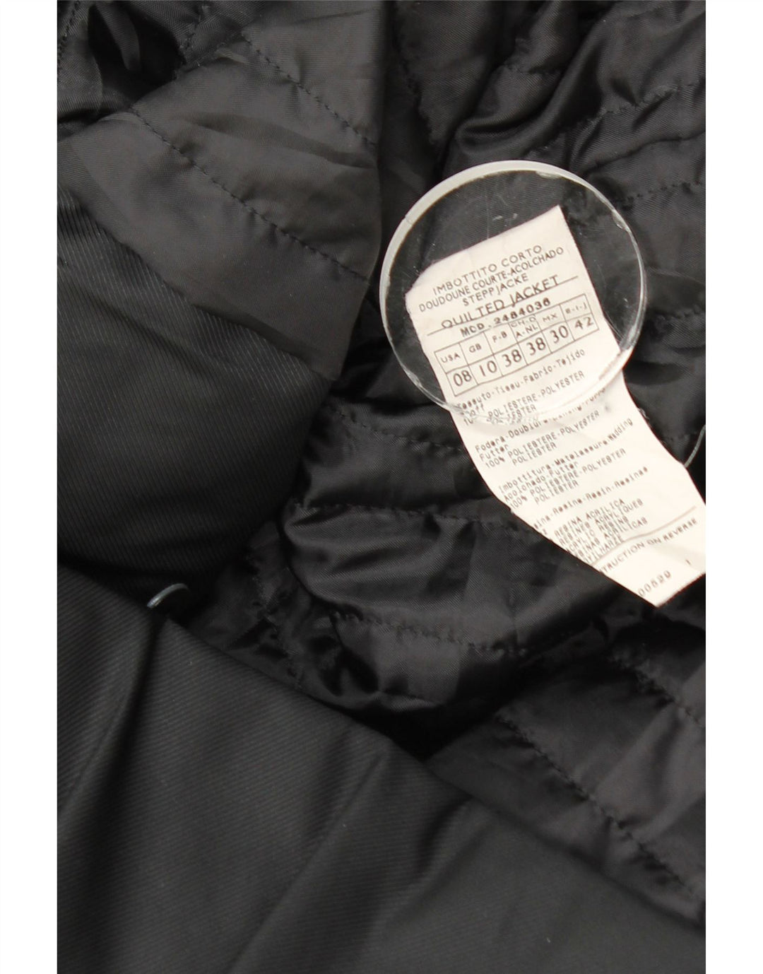 Penny Black Quiltet jakke til kvinder UK 10 Lille sort polyester