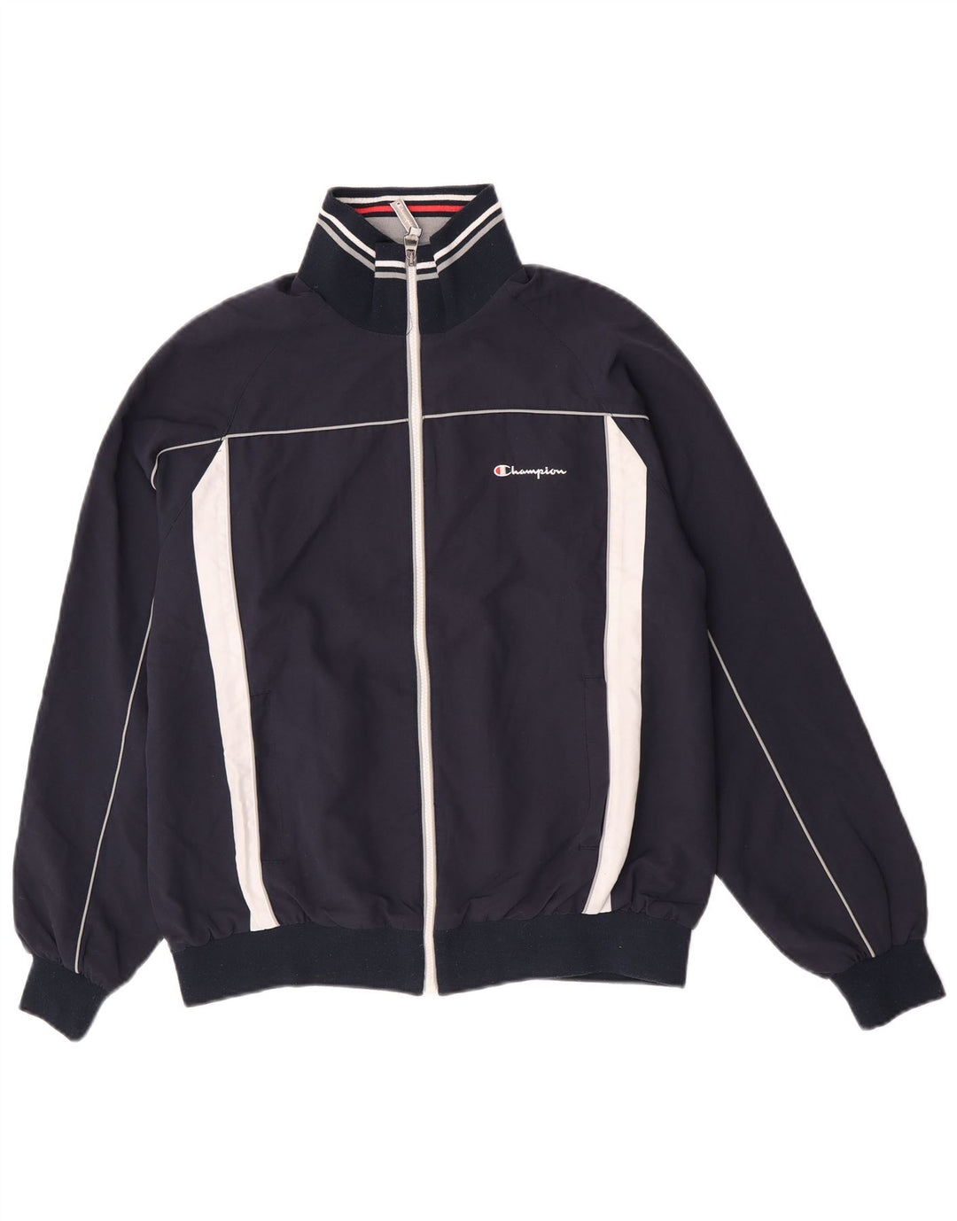 Champion Herre træningsdragt Topjakke Stor marineblå Colourblock Polyester