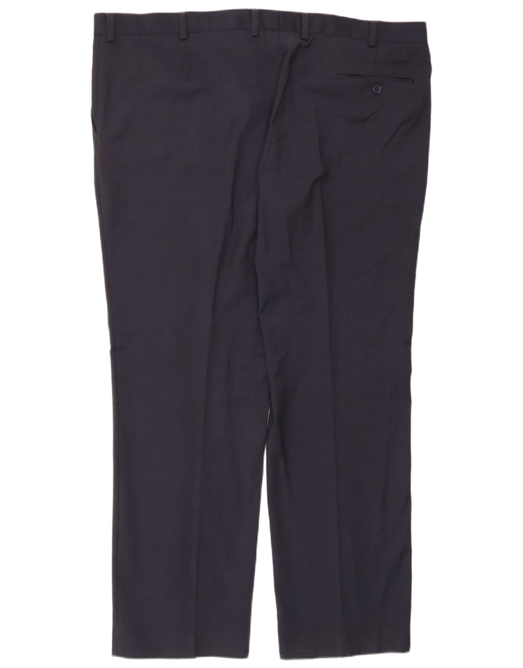 Marks & Spencer Herre Regular Fit Suit Bukser W44 L31 Marineblå Uld