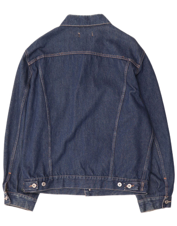 Replay Herre Denim Jacket UK 44 2XL Navy Blue Cotton