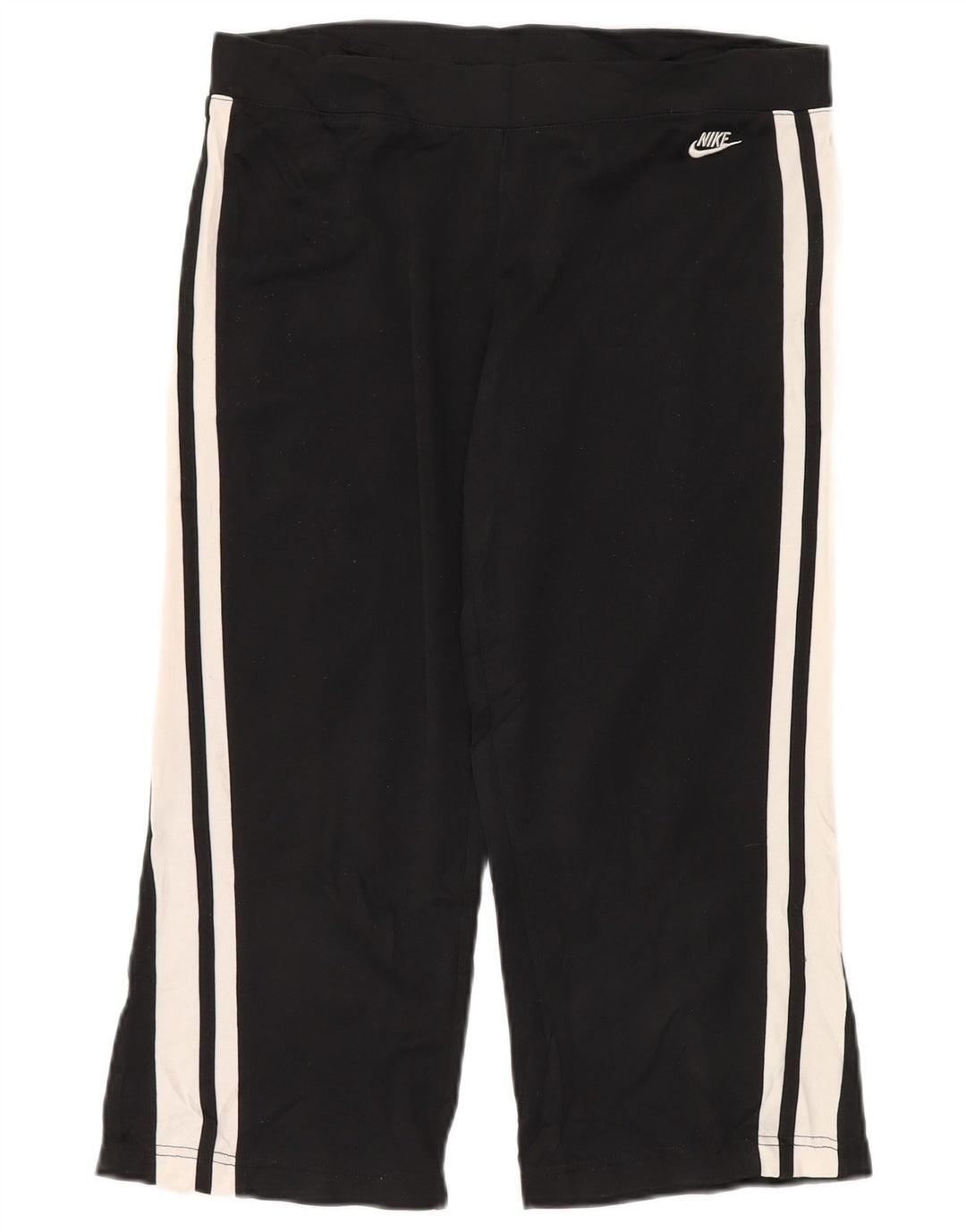 Nike Capri træningsdragtbukser til kvinder US 8/10 Medium Black Polyester
