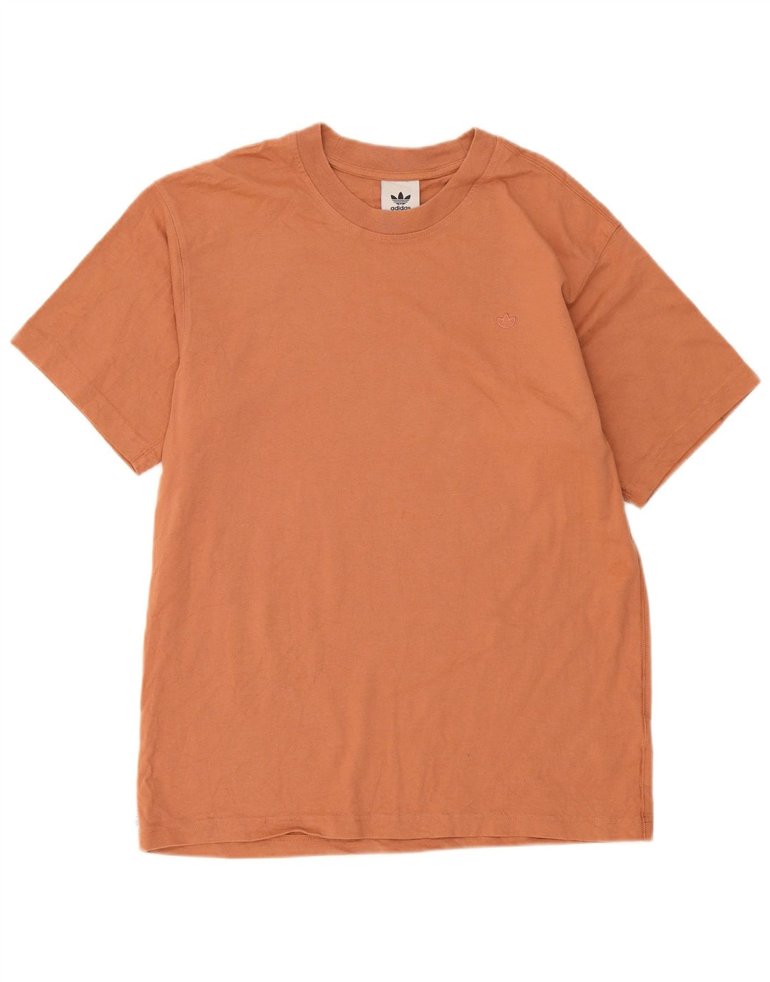 Adidas Herre T-Shirt Top Medium Brun Bomuld