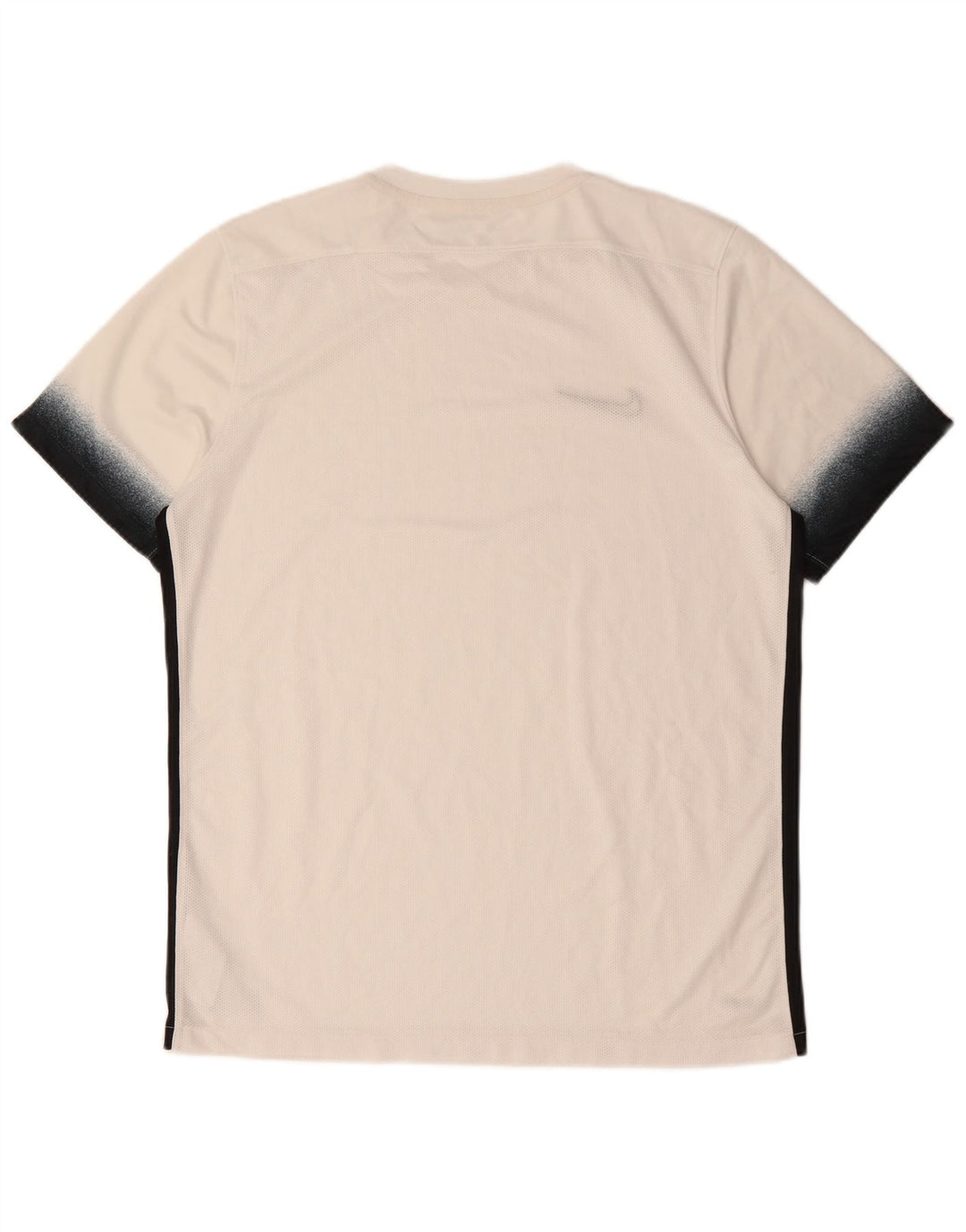 NIKE Herre Dri Fit T-shirt Top XL Hvid Colourblock Polyester