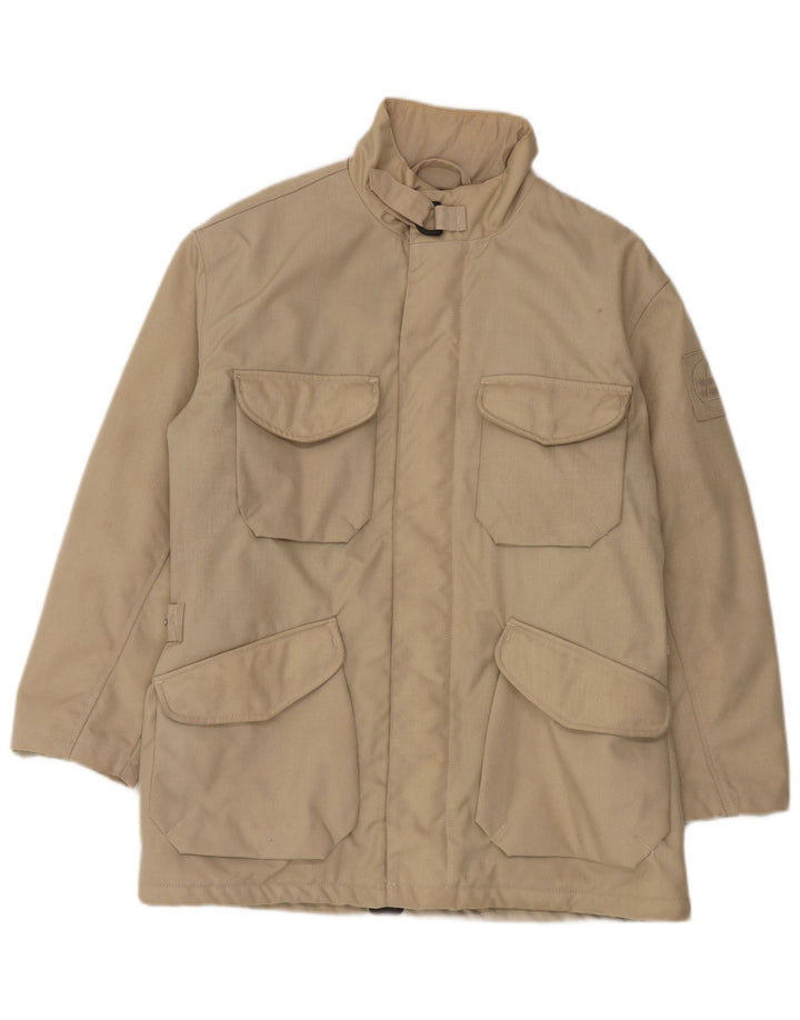 Murphy & Nye Herre Windbreaker Jacket UK 38 Medium Beige Nylon
