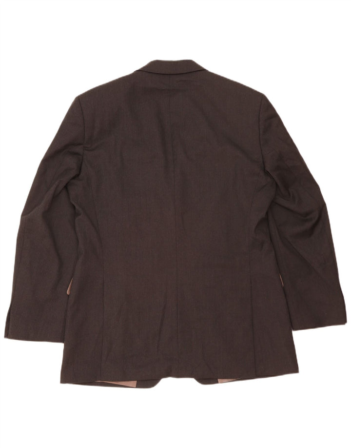 Hugo Boss Herre 3-knaps blazerjakke IT 50 Stor Sort Uld