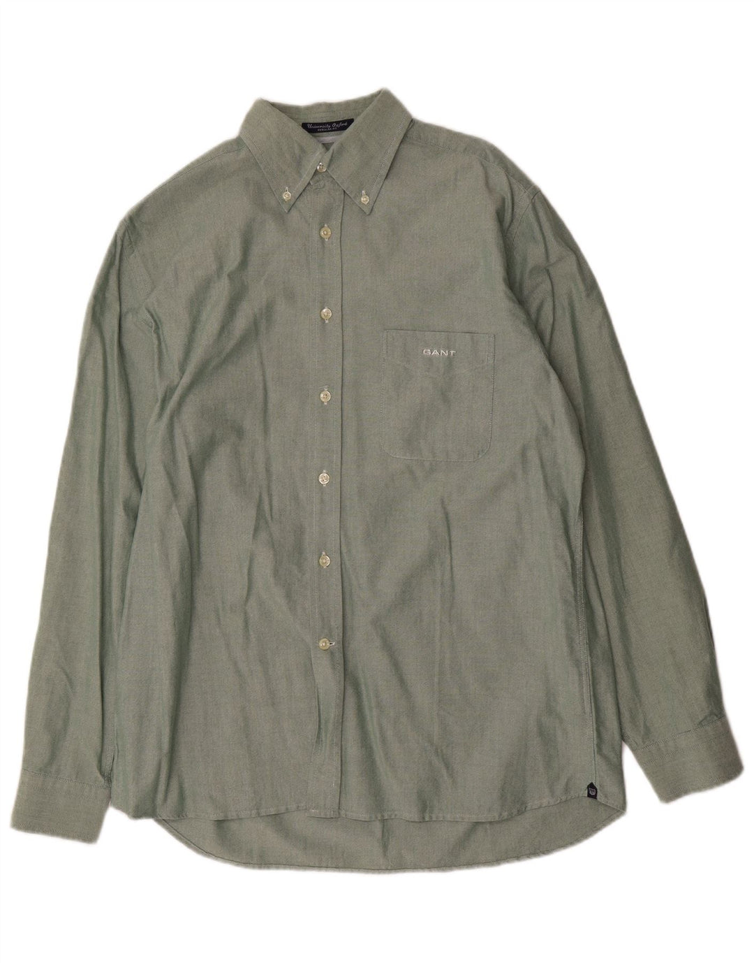 GANT Herre Regular Fit skjorte Medium Green Bomuld
