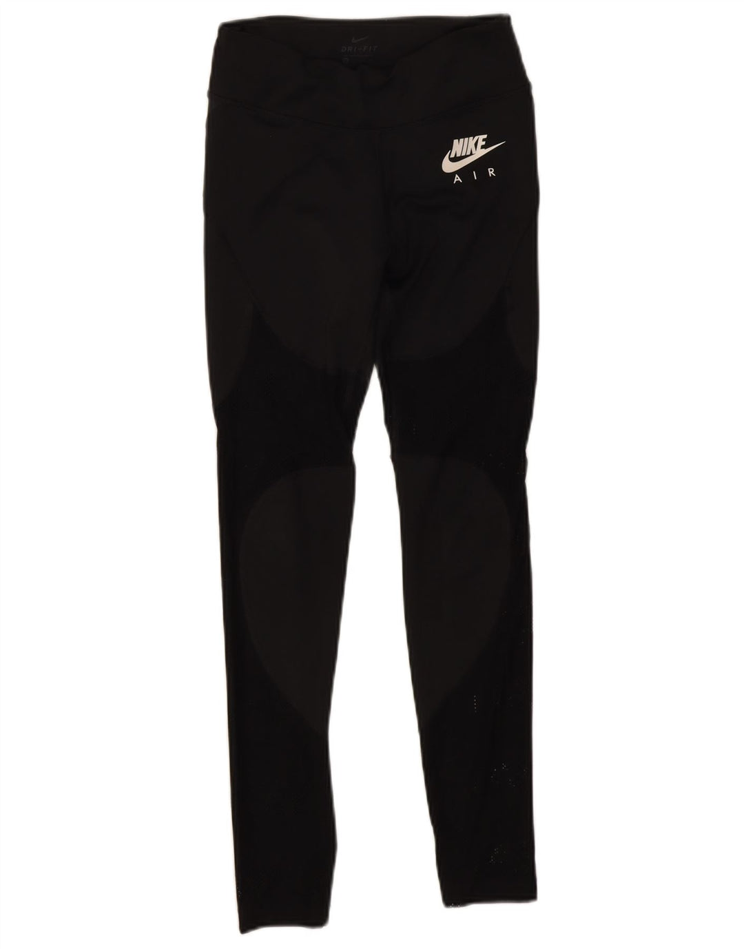 Nike Dame Air Graphic Leggings UK 4 XS Sort Polyester