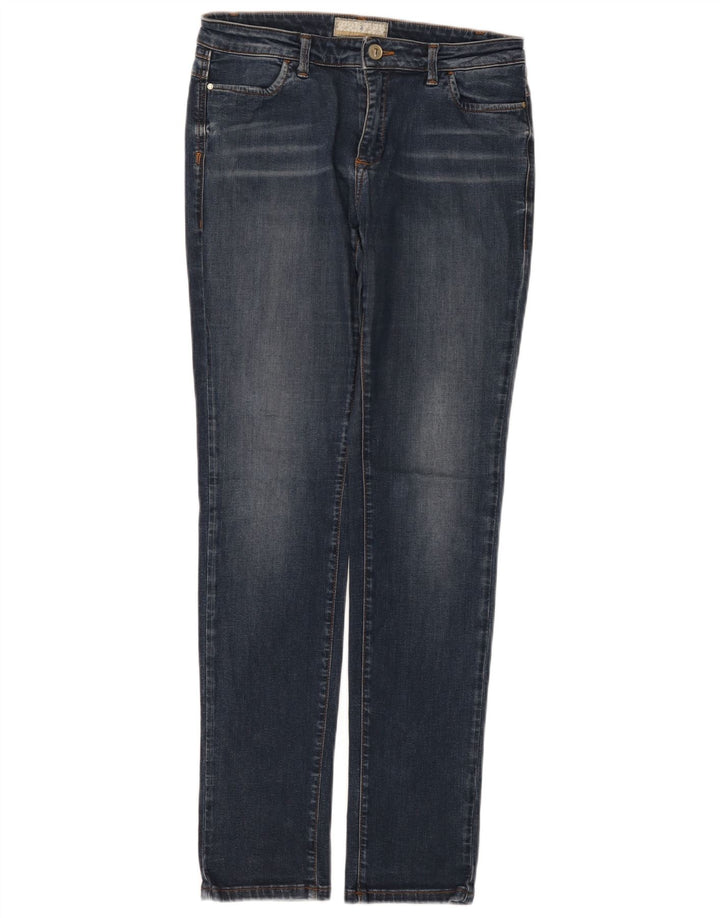 TRUSSARDI Dame Slim Jeans IT 44 Medium W28 L32 Blå
