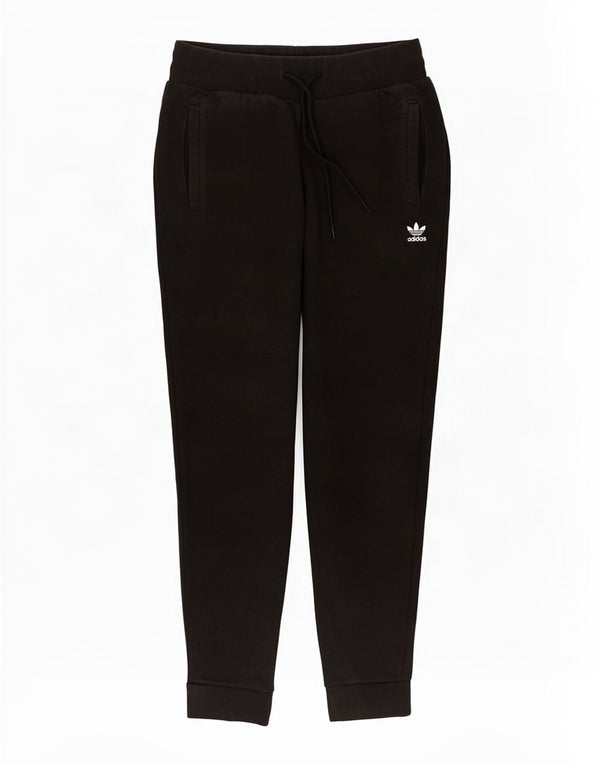Adidas Dame træningsdragt Bukser Joggers UK 8 Small Black Bomuld