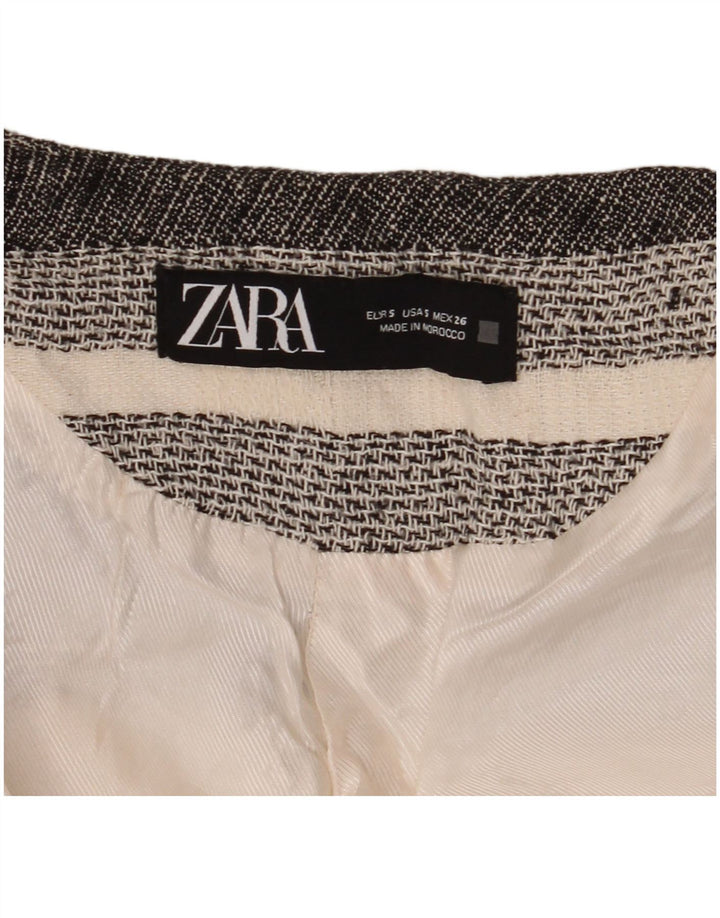 Zara Bolerojakke til kvinder UK 10 Small Off White Stribet
