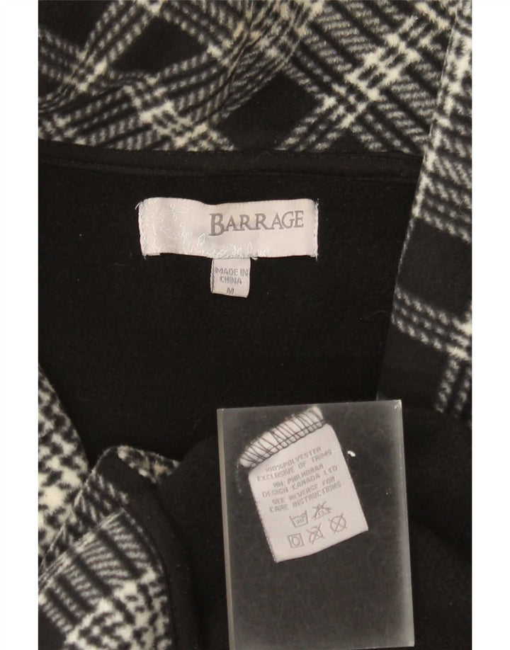 Barrage Dame Fleece Windbreaker Jacket UK 14 Medium Sort Plaid Polyester