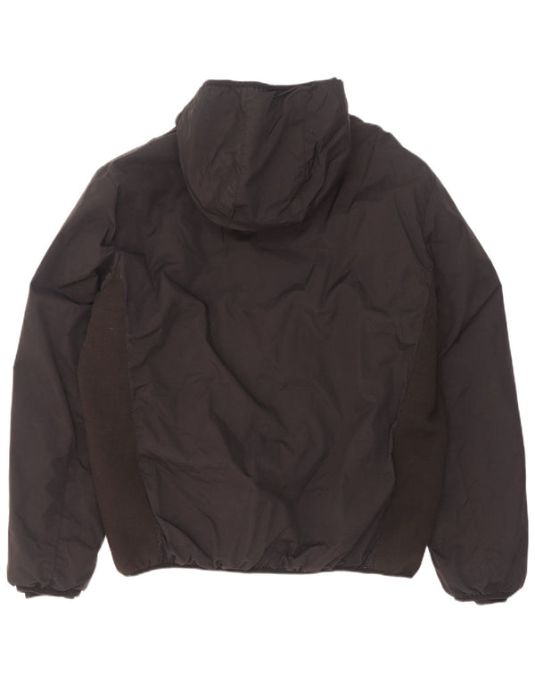 Kappa Herre hættepolstret jakke UK 44 2XL Sort polyamid