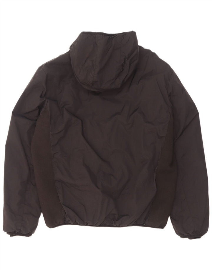 Kappa Herre hættepolstret jakke UK 44 2XL Sort polyamid