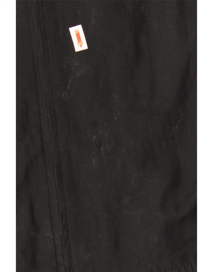 Adidas Dame Hættetrøje Topjakke UK 14 Stor Sort Polyester