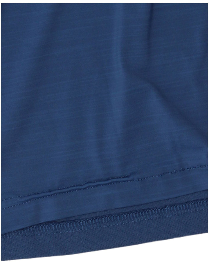 Reebok Herre T-Shirt Top Stor Blå Polyester